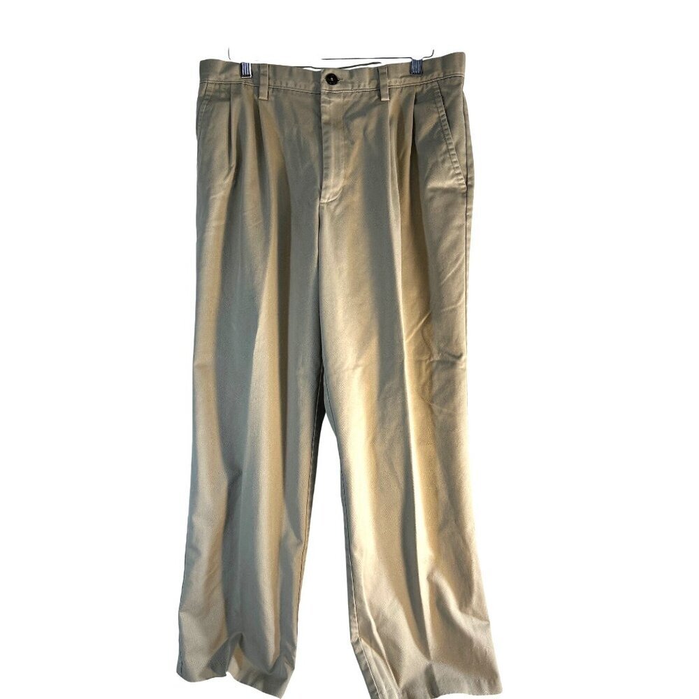 Dockers Easy Khaki D3 Mens Pants Pleated Front Tan Size 33 x 30